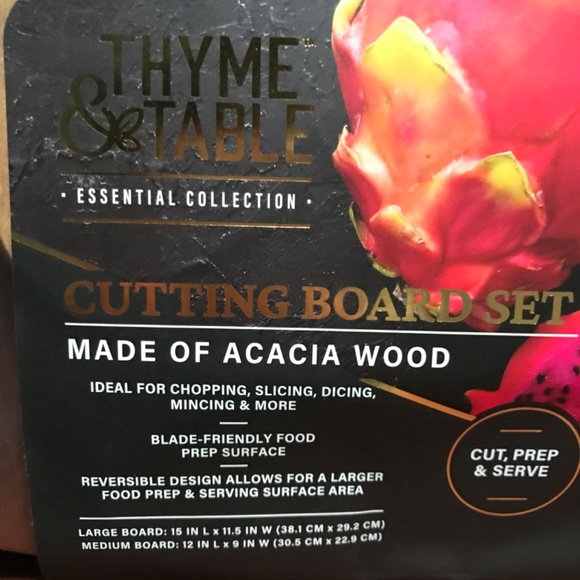 Thyme&Table Cutting Board Set New - Picture 4 of 11